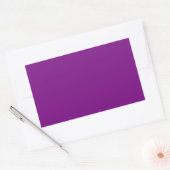 Plum Paars Rectangle Sticker (Envelop)