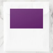 Plum Paars Rectangle Sticker (Tas)