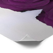 Plum Paars Roos 12 Table Wedding Seating Chart Poster (Hoek)