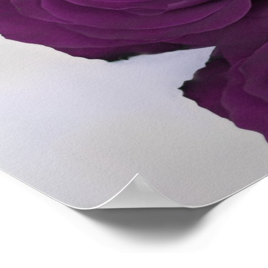 Plum Paars Roos 15 Table Wedding Seating Chart Poster (Hoek)