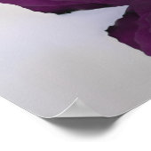 Plum Paars Roos 24 Table Wedding Seating Chart Poster (Hoek)