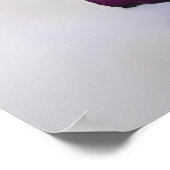 Plum Paars Roos 28 Table Wedding Seating Chart Poster (Hoek)