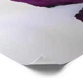 Plum Paars Roos 30 Table Wedding Seating Chart Poster (Hoek)