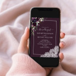 Plum Paars Rustic Script Lace Photo Wedding Kaart<br><div class="desc">Ooh, we zijn zo blij met deze trendy pruim paarse, rustieke bruiloft foto uitnodiging! Het was niet gemakkelijk om een rustiek pruim paarse ontwerp te bedenken waarvan we vonden dat het aan onze esthetische eisen voldeed, maar toen deden we het, en nu zijn we verliefd! Dit prachtige, elegante ontwerp met...</div>