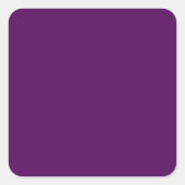 Plum Paars Square Sticker (Voorkant)