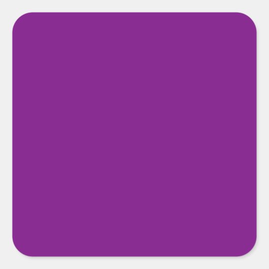 Plum Paars Square Sticker (Voorkant)