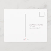 Plum Paars Sunflower Waterverf No Menu RSVP (Achterkant)