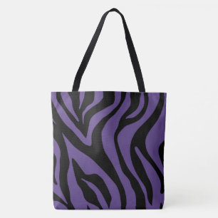 Plum Paars Tiger Print Tas