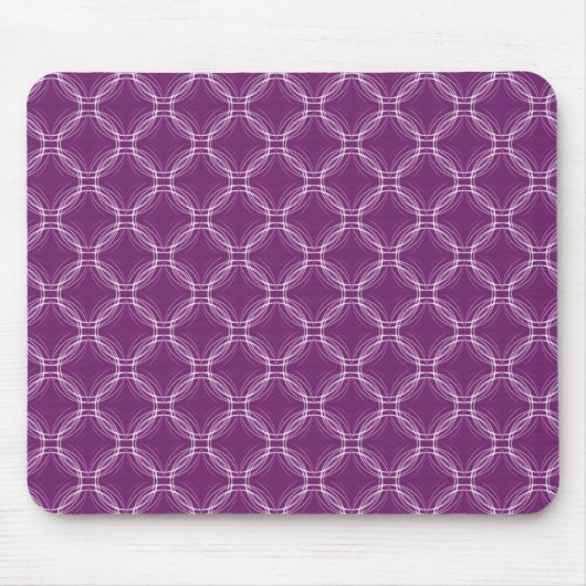 Plum Paars Uptown Elegance Mousepad Muismat (Voorkant)