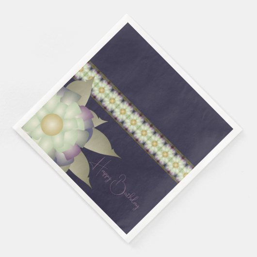 Plum Paarse en Mauve Servet (Hoek)