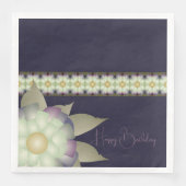 Plum Paarse en Mauve Servet (Voorkant)