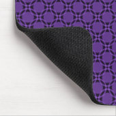 Plum Paarse Funky Circles Mousepad Muismat (Hoek)