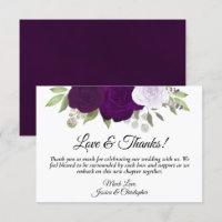 Plum Paarse & Lavendel Rozen Eenvoudige Boho bruil