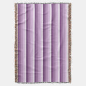Plum paarse schaduwstrepen deken (Voorkant Verticaal)