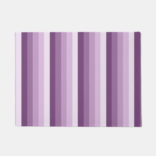 Plum paarse schaduwstrepen deurmat (Voorkant)