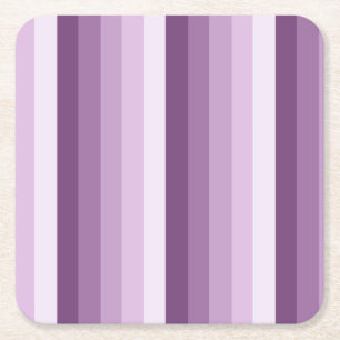 Plum paarse schaduwstrepen kartonnen onderzetters