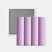 Plum paarse schaduwstrepen magneet (Voorkant / Achterkant)