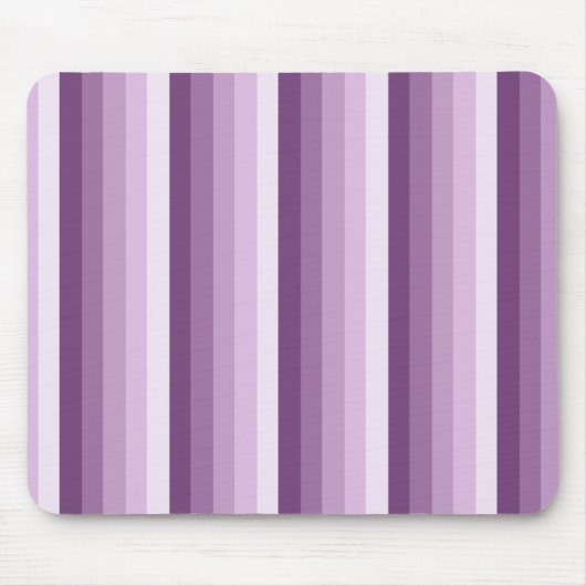 Plum paarse schaduwstrepen muismat (Voorkant)