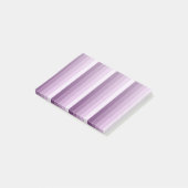 Plum paarse schaduwstrepen post-it® notes (Schuin)