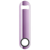 Plum paarse schaduwstrepen speed flessenopener (Achterkant)