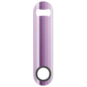Plum paarse schaduwstrepen speed flessenopener (Voorkant)