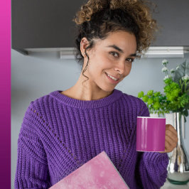 Plum Passion - Elegante Plum Magenta Gradient Mok