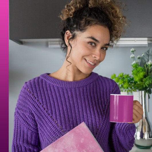 Plum Passion - Elegante Plum Magenta Gradient Mok