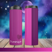 Plum Passion - Gradiënt met een hart Thermosbeker