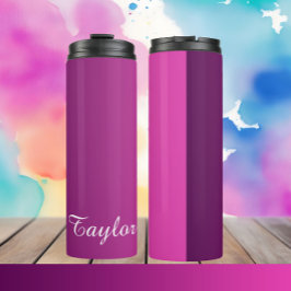 Plum Passion - naam Thermal Tumbler Thermosbeker