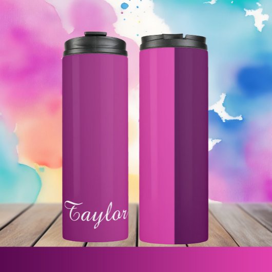 Plum Passion -  naam Thermal Tumbler Thermosbeker