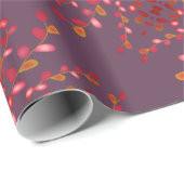 Plum Patterned Wrapping Paper Cadeaupapier (Rol Hoek)