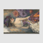 Plum & Pearl Roos Decoupage Tissuepapier (Voorkant)