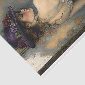 Plum & Pearl Roos Decoupage Tissuepapier (Detail)