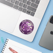 Plum Perfect Explorer Navigation Sticker (Laptop met iPhone)
