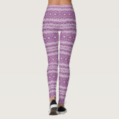 Plum Petal Mandala Symfonie Leggings (Achterkant)