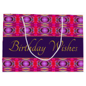 Plum Pink en Gold Groot Cadeauzakje (Achterkant)