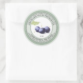 Plum Preserve Label Jam Jelly 1930 Green (Tas)