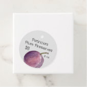 Plum Prijs Label Zelfgemaakte Fruit Condiment (In situ)