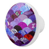 Plum Quilt Keramische Knop (Rechts)