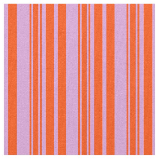 Plum & Red Colored Lined Pattern Stof (Close Up)