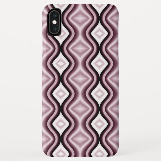 Plum Red Diamond Pattern Case-Mate iPhone Case (Achterkant)