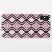 Plum Red Diamond Pattern Case-Mate iPhone Case (Achterkant (horizontaal))