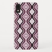 Plum Red Diamond Pattern Case-Mate iPhone Case (Achterkant)
