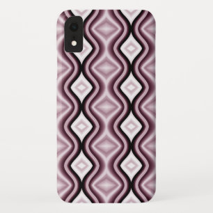 Plum Red Diamond Pattern Case-Mate iPhone Case