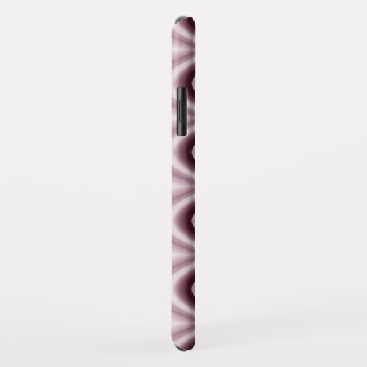 Plum Red Diamond Pattern Case-Mate iPhone Case (Achterkant/rechts)