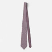 Plum Roos geruit patroon - Stropdas (Voorkant)
