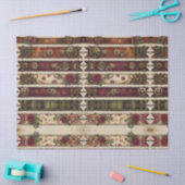 Plum Roses Mechanical Steampunk Tissuepapier (Craft)