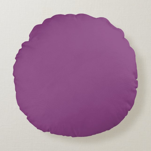 Plum Round Pillow Rond Kussen (Voorkant)