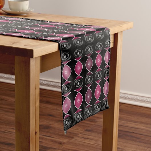 Plum Royale Cotton Table Runner Korte Tafelloper (Voorbeeld)