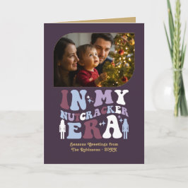 Plum Royale Fun Retro Christmas Photos Feestdagen Kaart